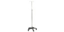 AJ-H0411     Stainless Steel Mobile I.V. Pole with 5 Castors