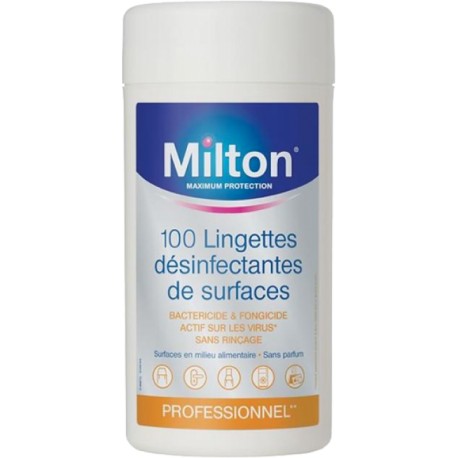 Lingettes désinfectantes de surface